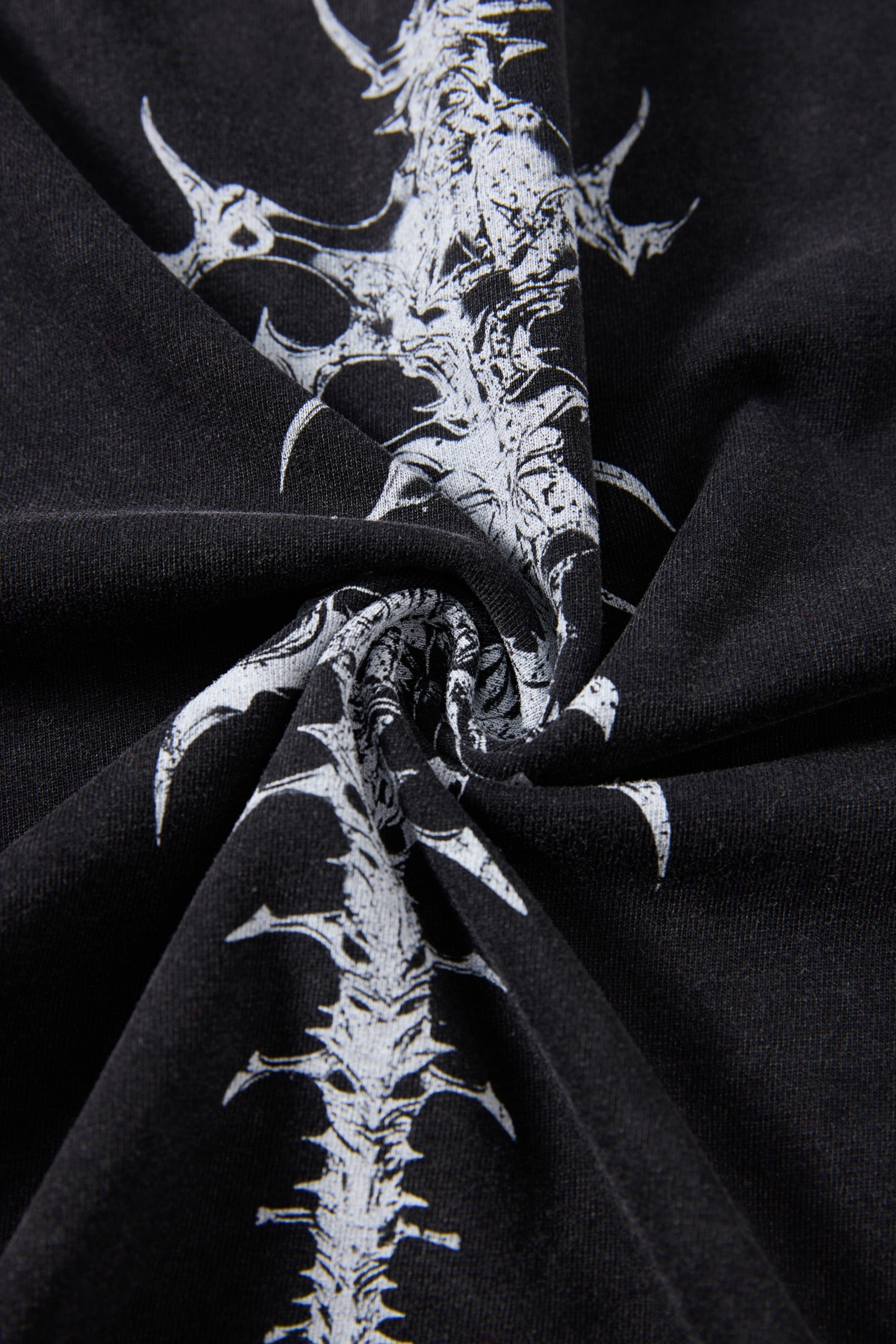 3-6-5.shop Spine Graphic Washed T-Shirt