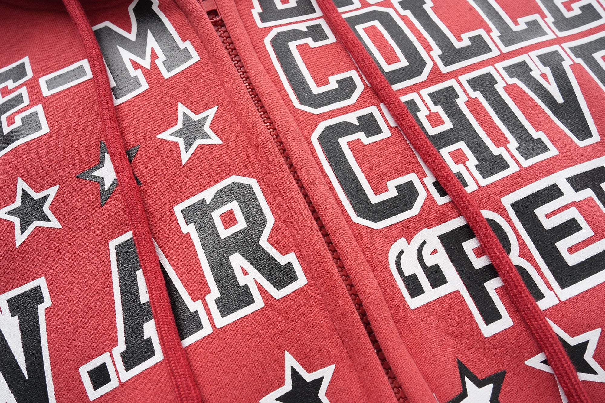 3-6-5.shop Retro Varsity Zip Hoodie