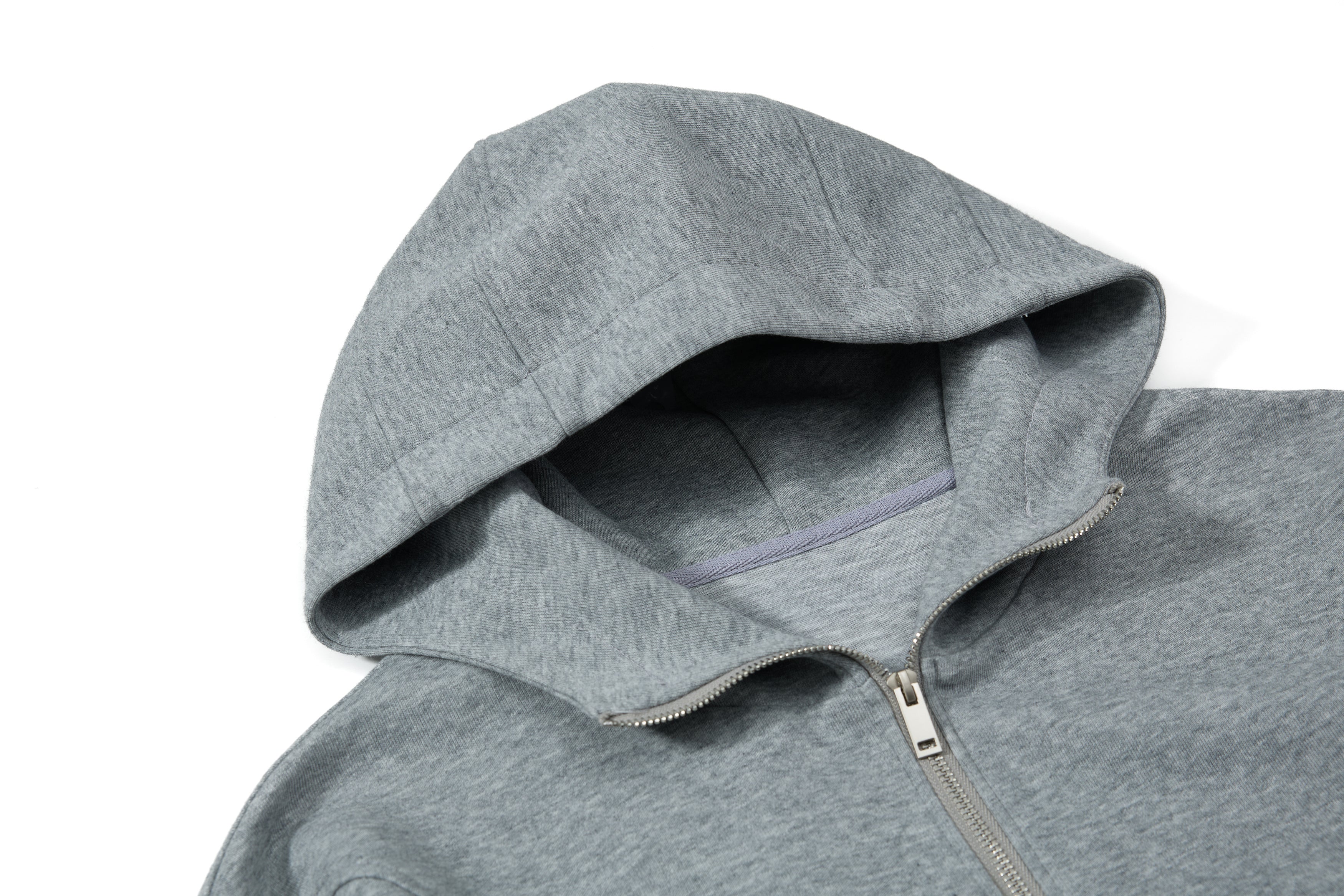 3-6-5.shop Curved Panel Full-Zip Hoodie