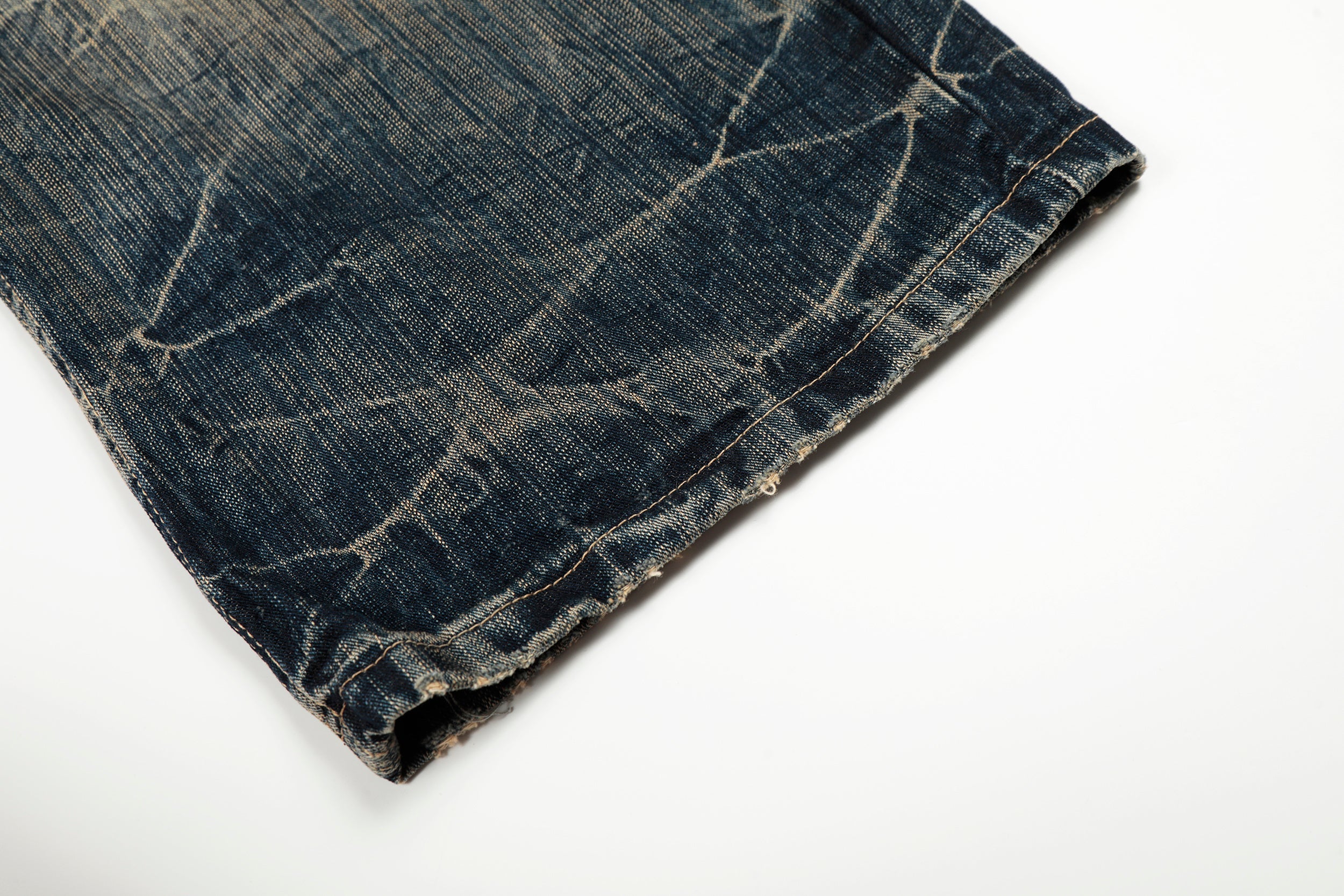 3-6-5.shop Vintage Washed Loose Denim Pants