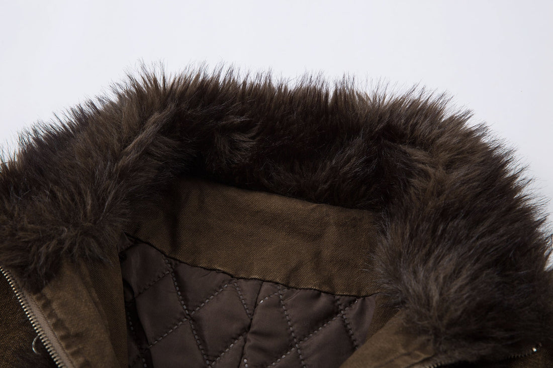 3-6-5.shop Toggle Fur-Lined Jacket