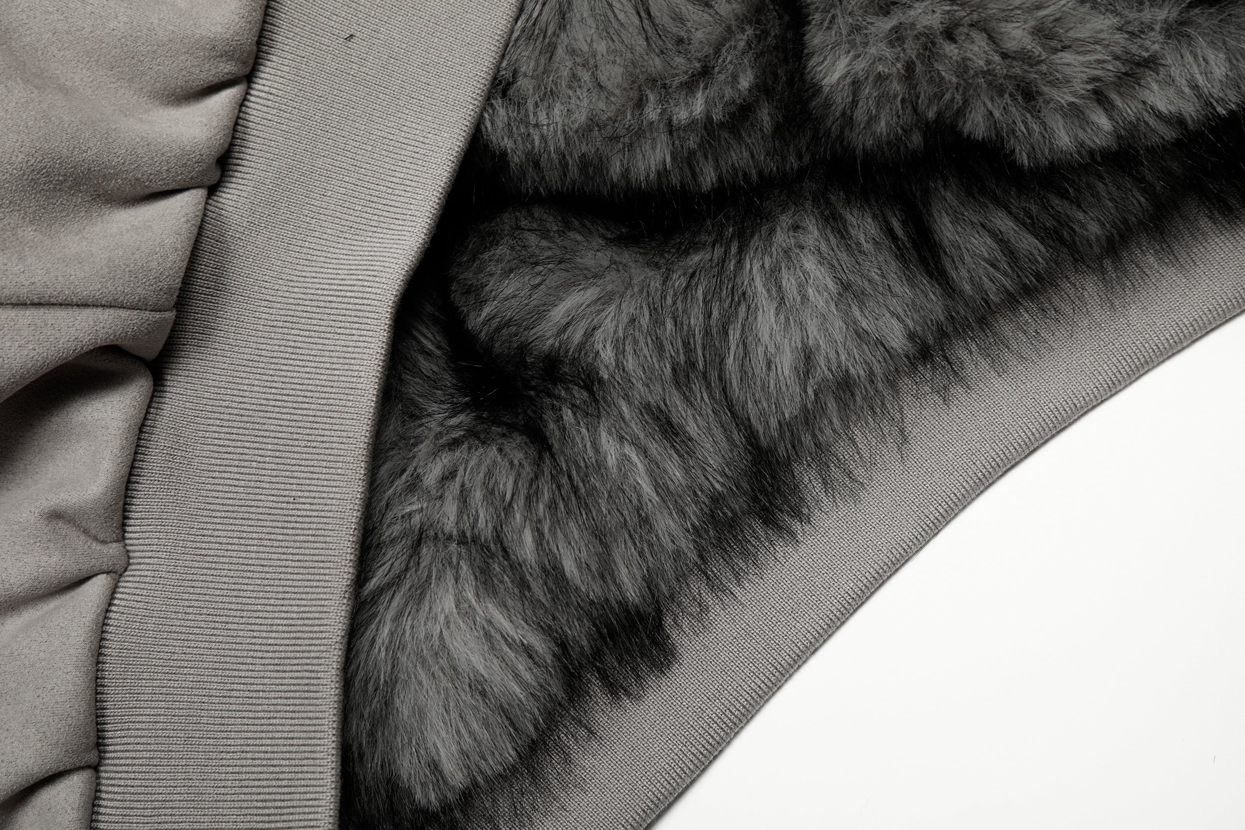 3-6-5.shop Reversible Faux Suede Fur Hooded Jacket