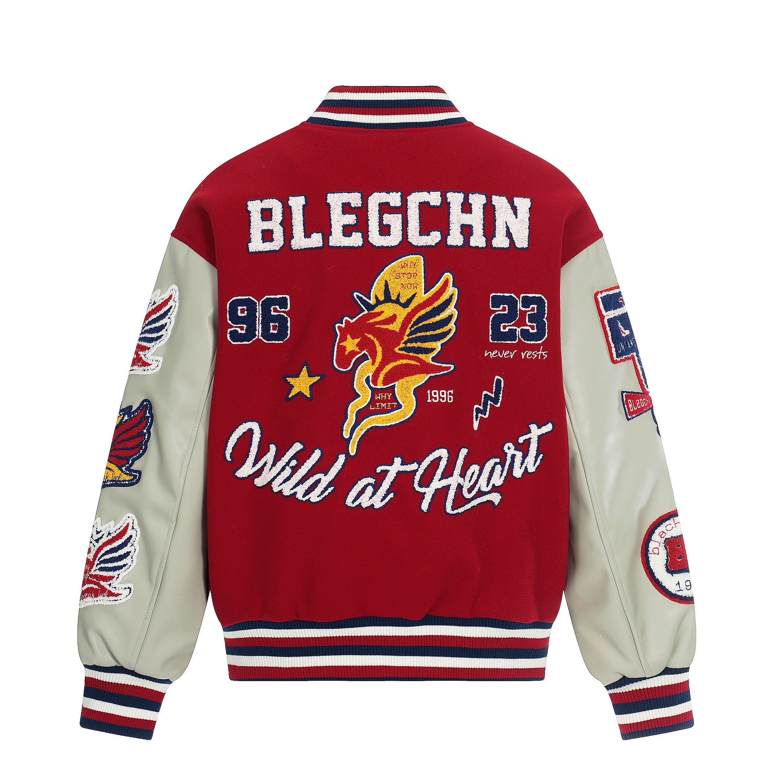 3-6-5.shop Wild at Heart Varsity Jacket