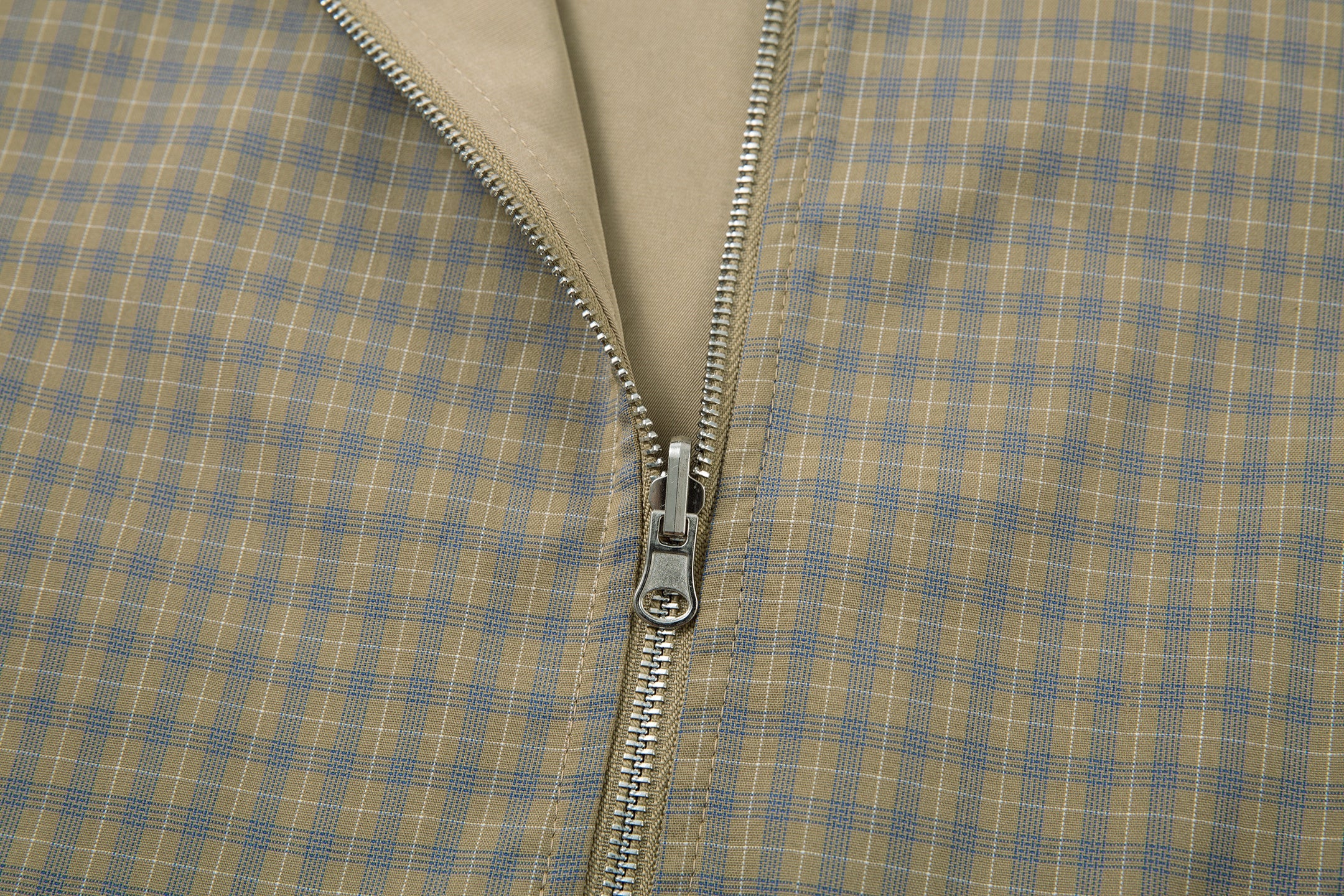 3-6-5.shop Reversible Check Panel Jacket