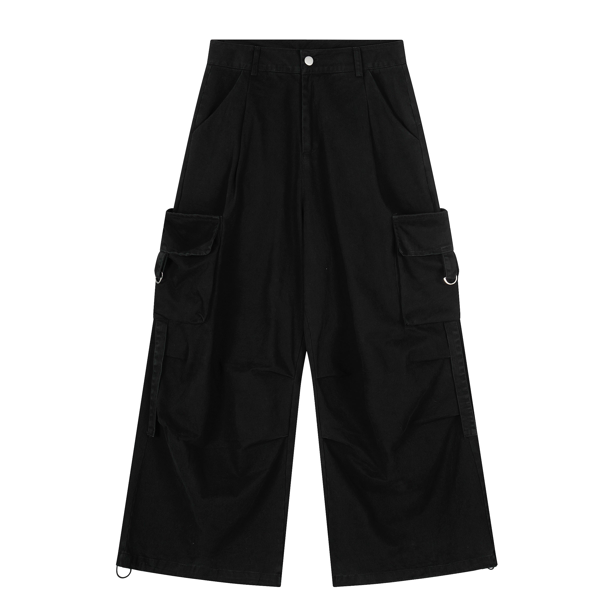 3-6-5.shop Typography Cargo Wide-Leg Pants