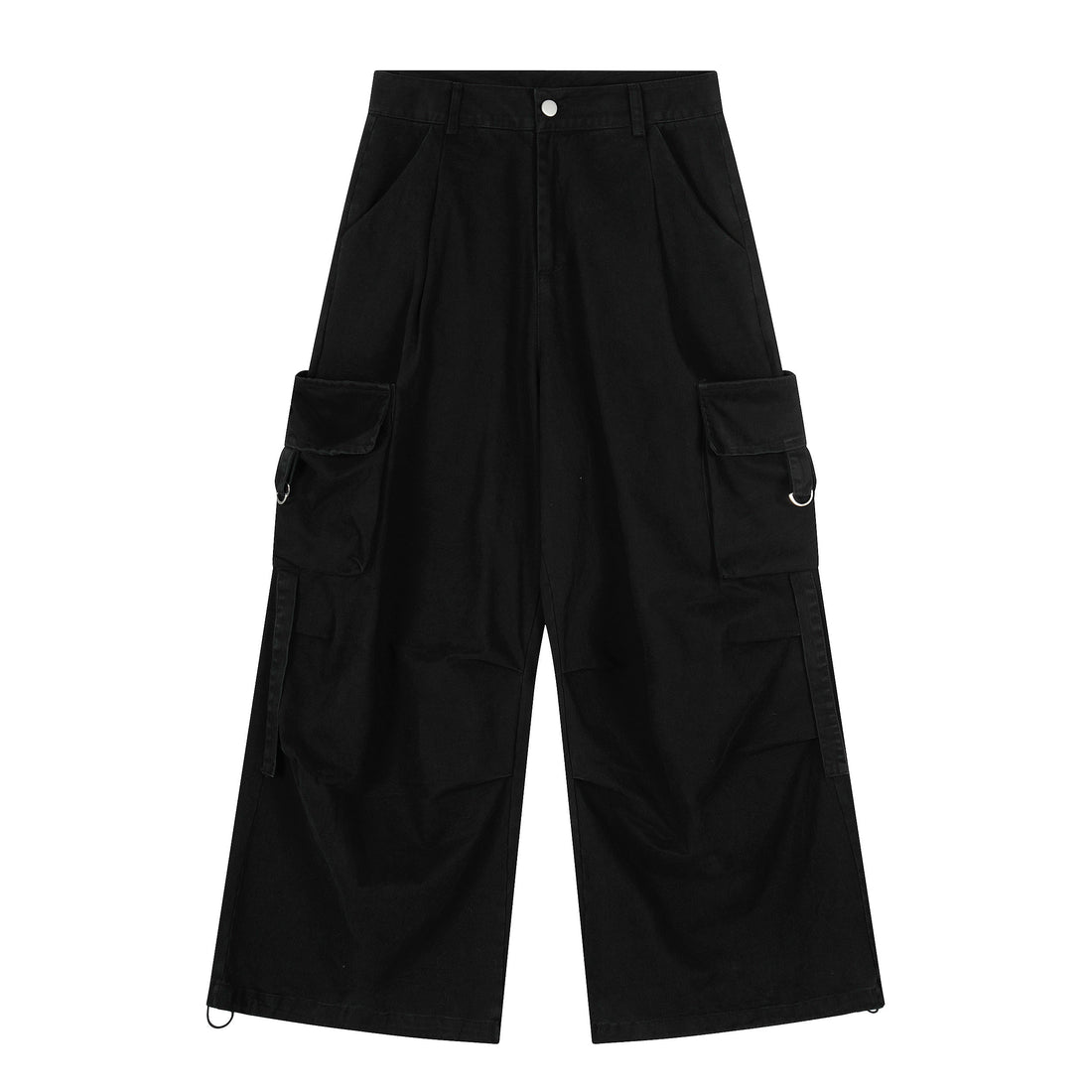 3-6-5.shop Typography Cargo Wide-Leg Pants