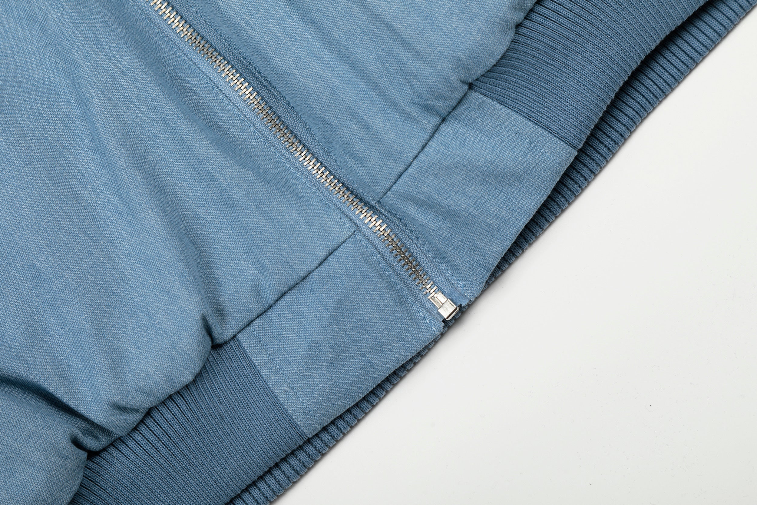 3-6-5.shop “97 Denim Varsity Hooded Jacket”