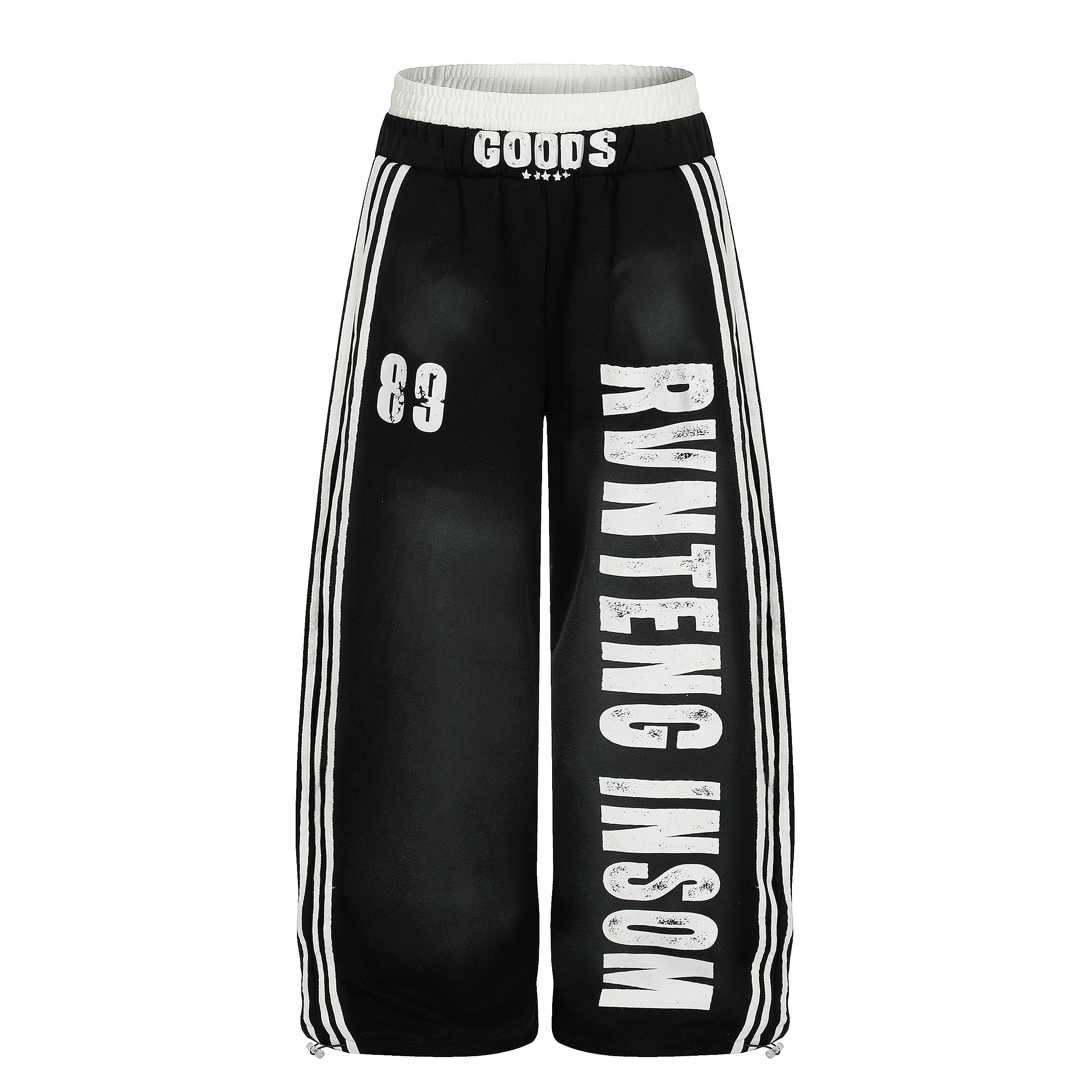 3-6-5.shop Bold Letter Stripe Track Pants