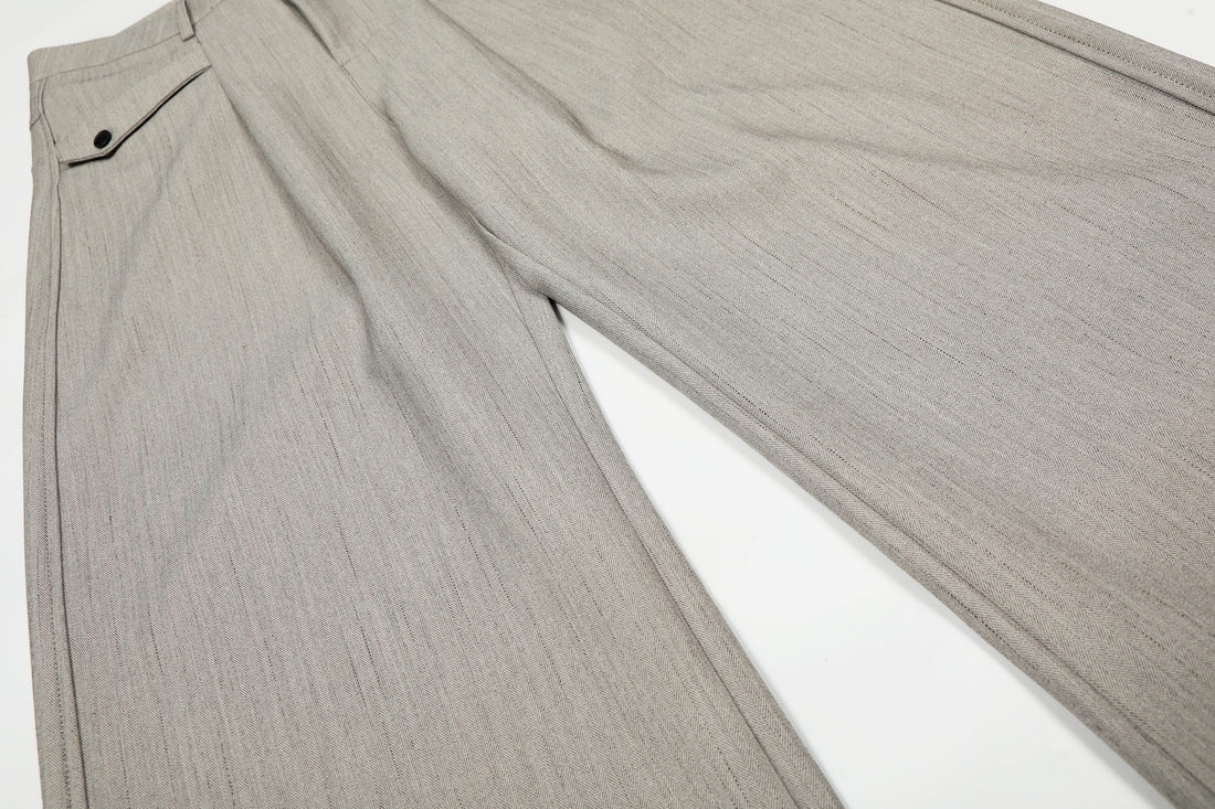 3-6-5.shop Wide-Leg Tailored Pants