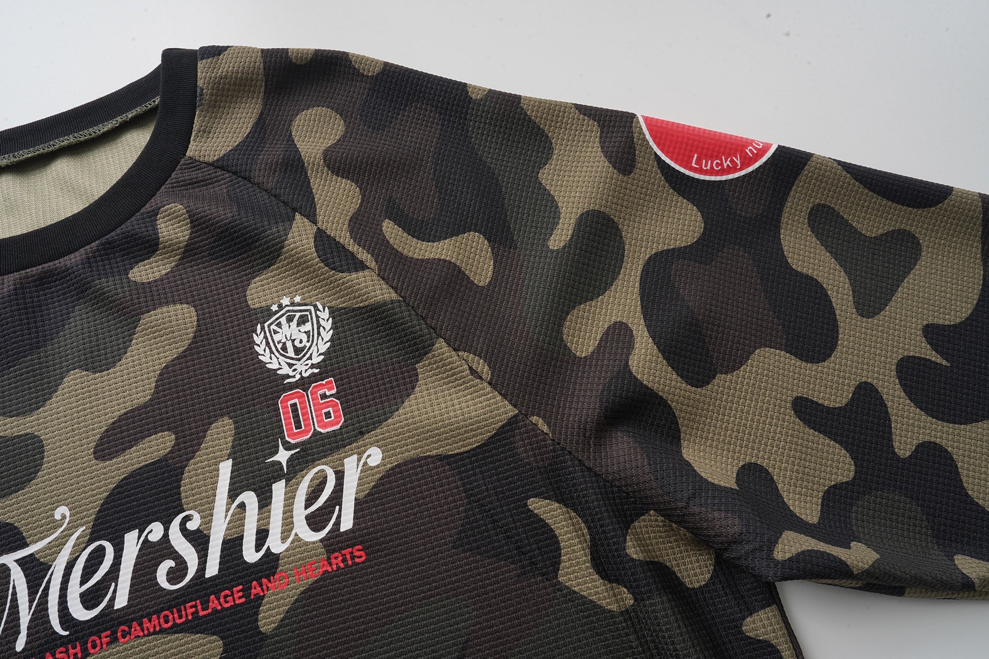 3-6-5.shop Camo Graphic Long Sleeve Jersey