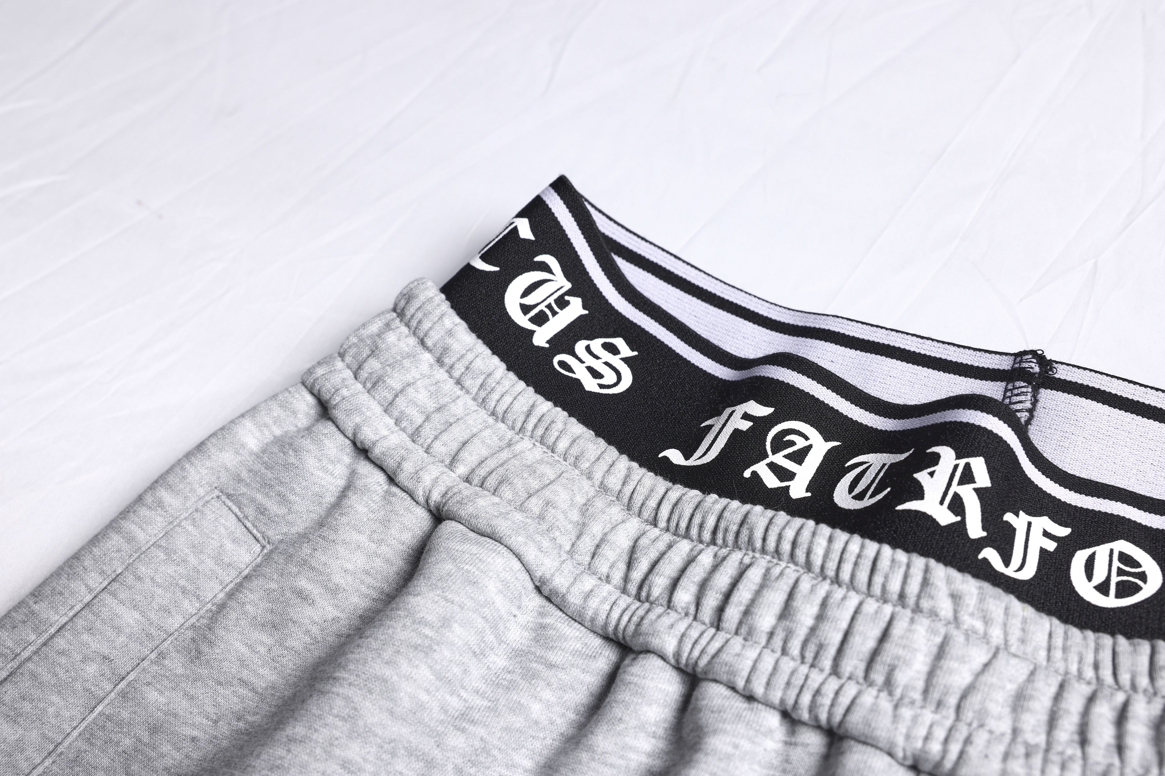 3-6-5.shop Gothic Outline Wide-Leg Sweatpants