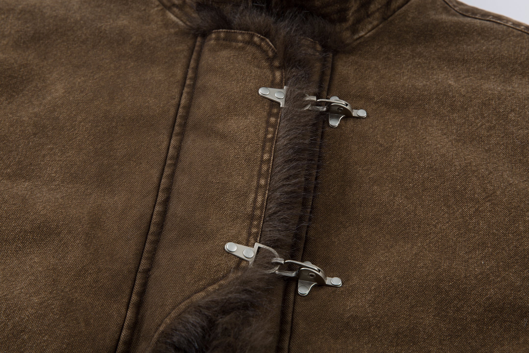 3-6-5.shop Toggle Fur-Lined Jacket