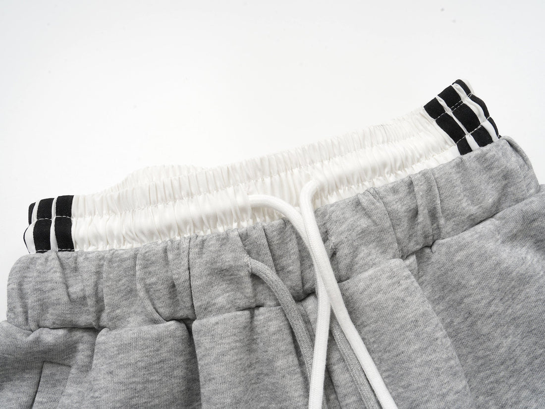 3-6-5.shop Flag Graphic Wide-Leg Sweatpants