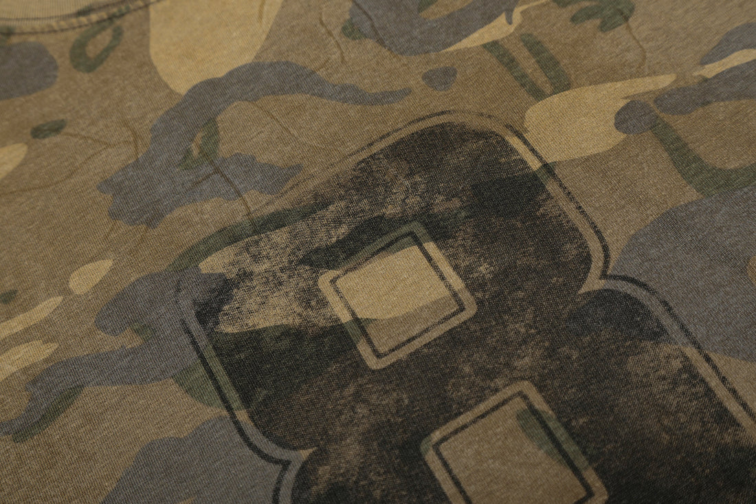 3-6-5.shop Camo Graphic Long Sleeve Tee