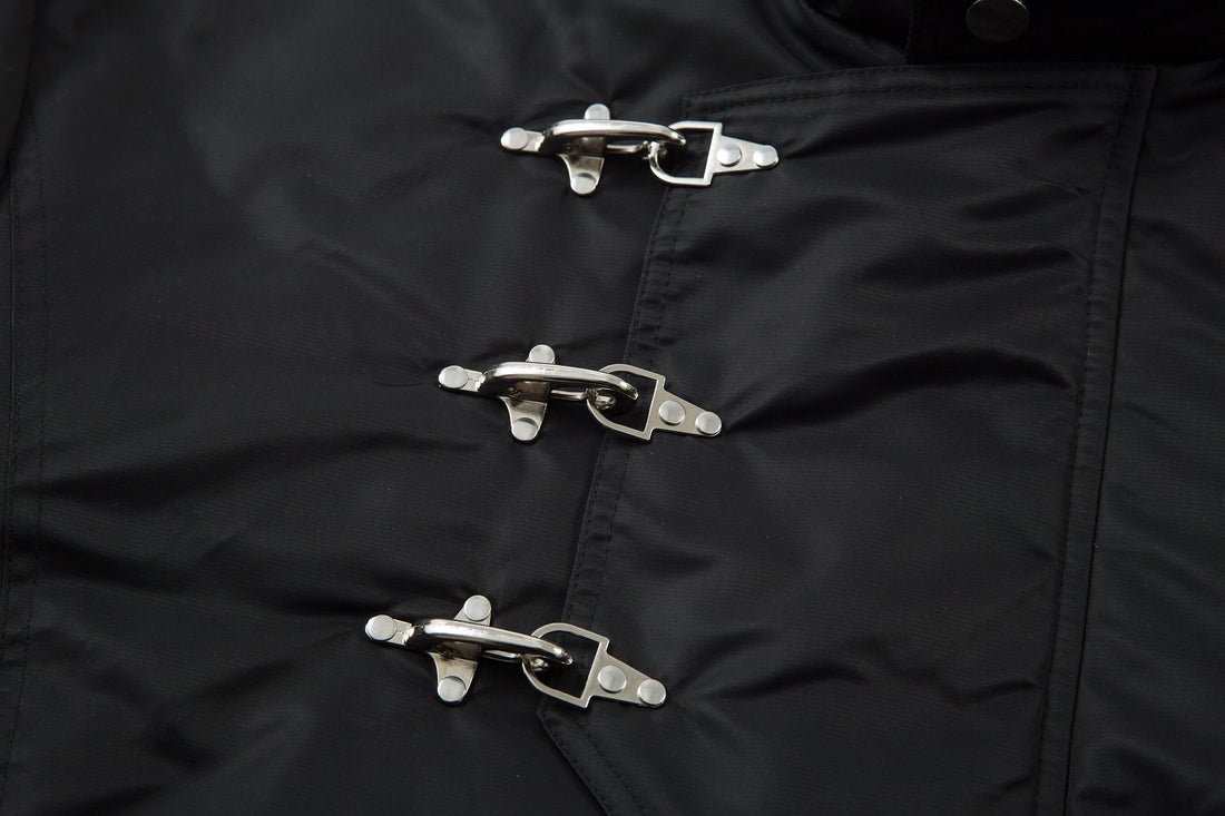 3-6-5.shop Toggle-Lock Fur Hood Jacket