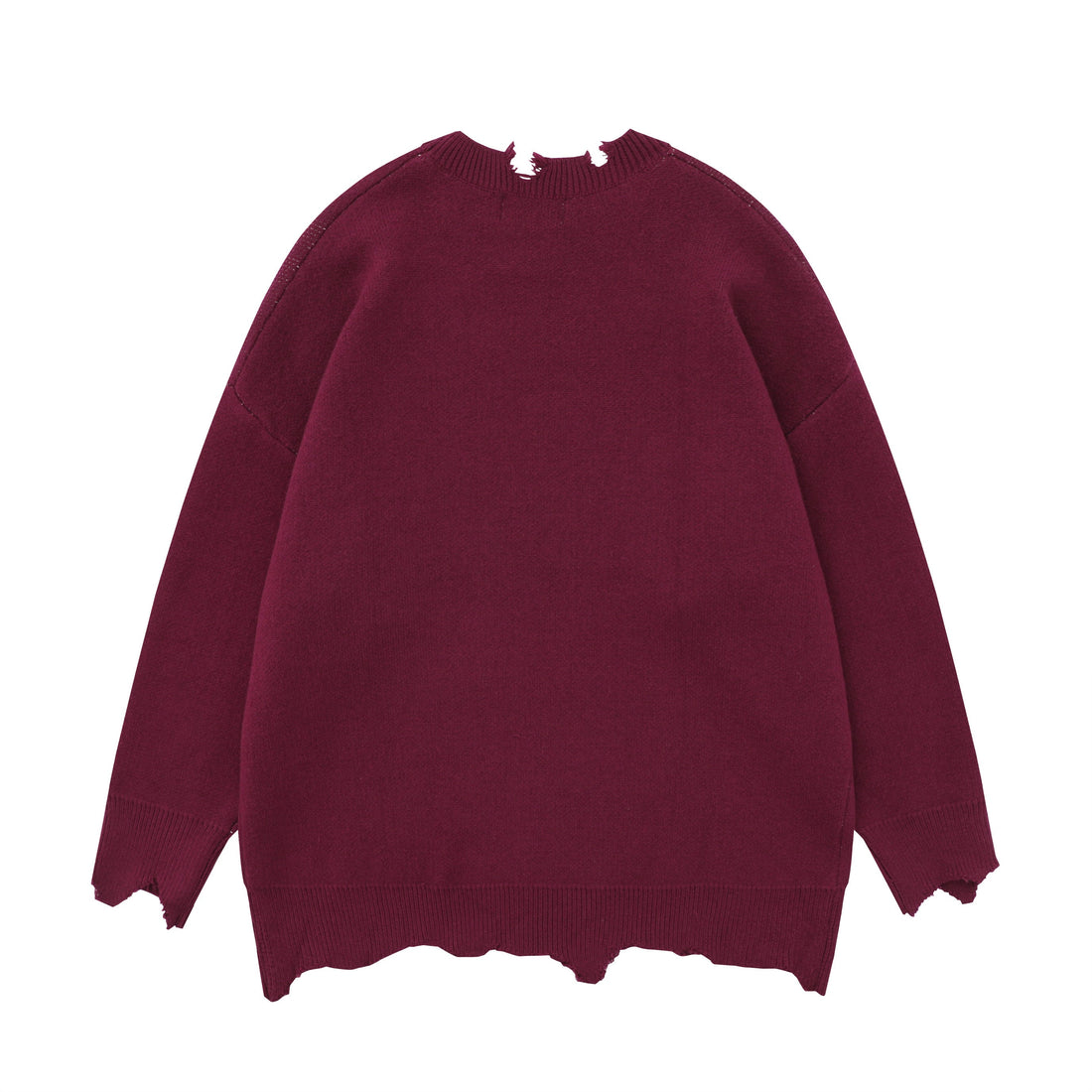 3-6-5.shop Flame Spider Distressed Knit Sweater