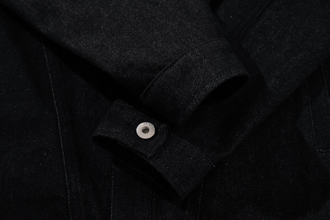 3-6-5.shop Denim Panel Jacket