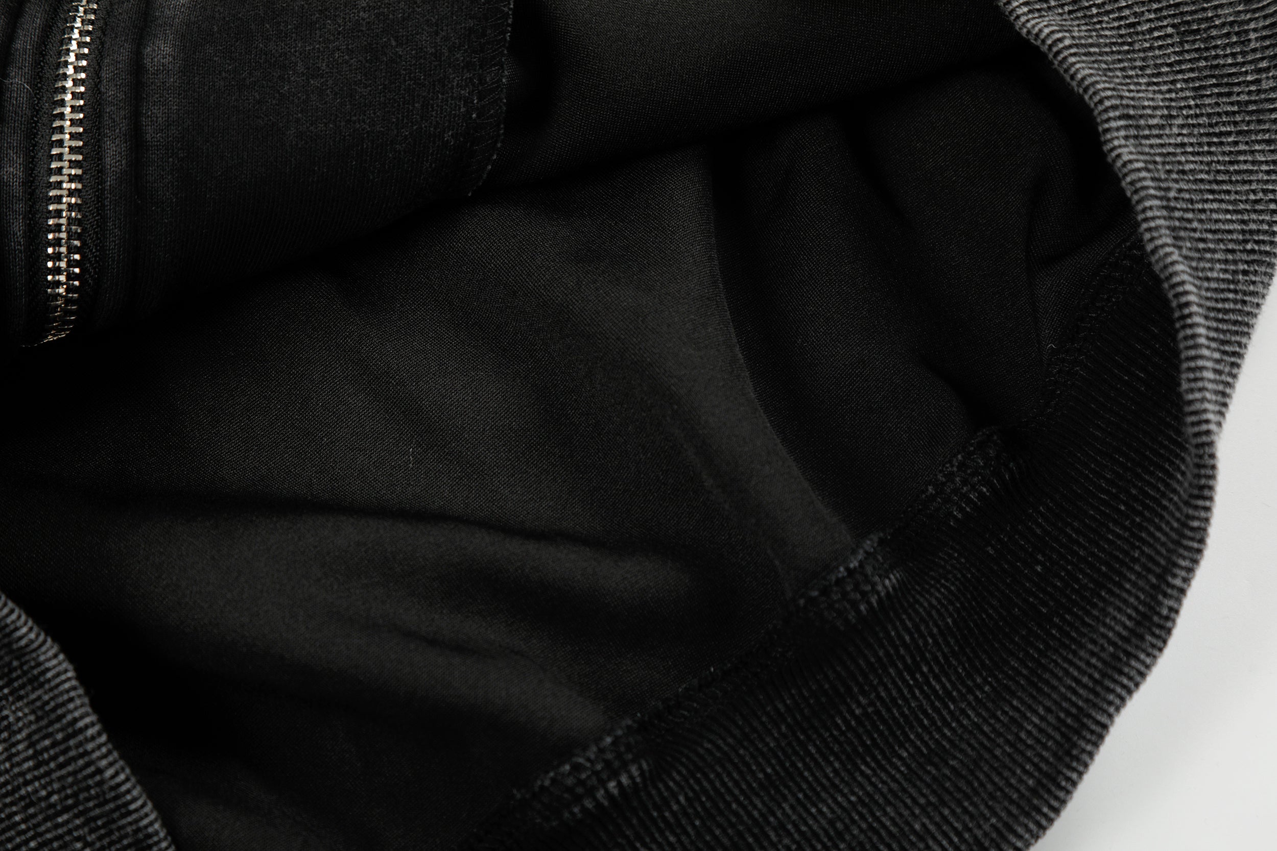 3-6-5.shop Distressed Graphic Zip Hoodie