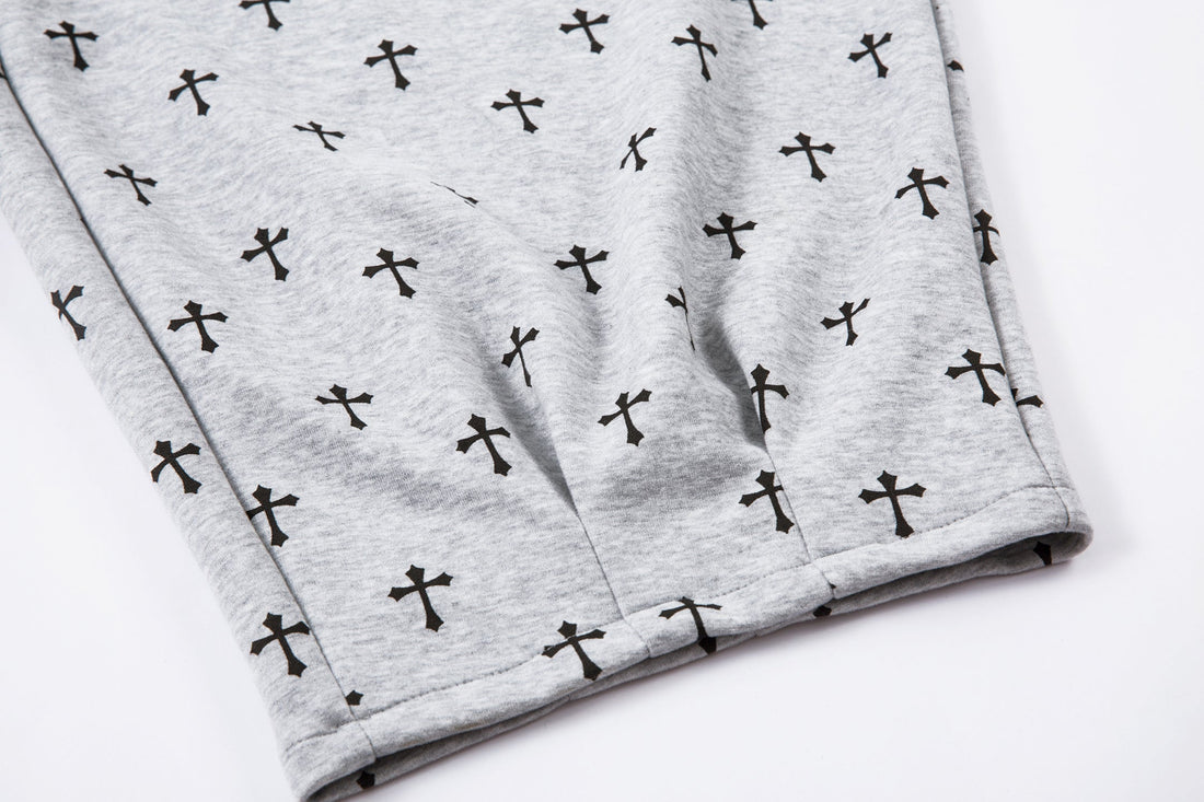 3-6-5.shop Cross Print Sweatpants