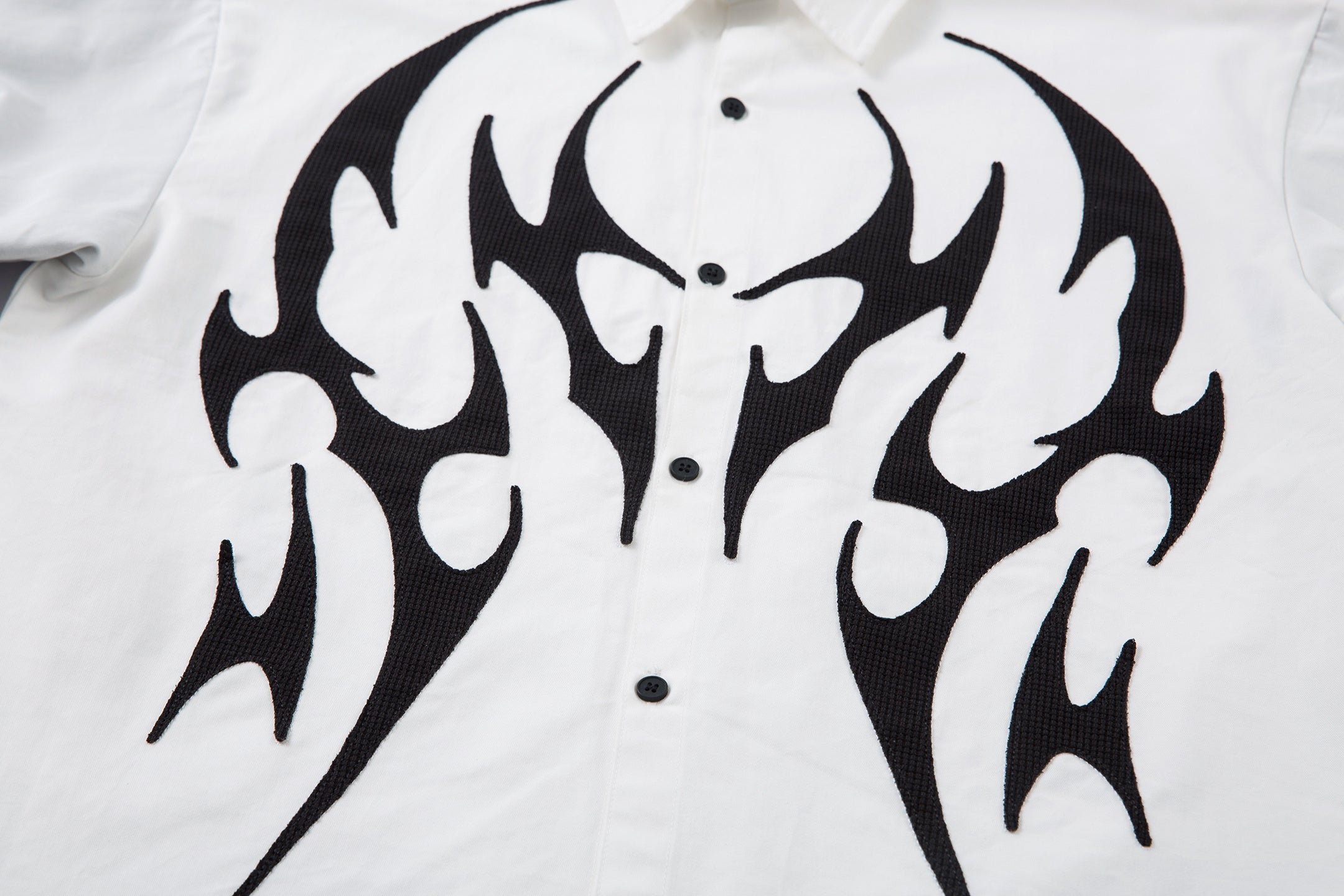 3-6-5.shop Tribal Flame Layered Shirt