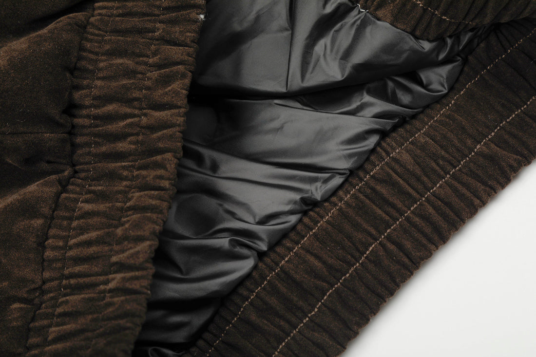 3-6-5.shop Embroidered Suede Metal Clasp Jacket