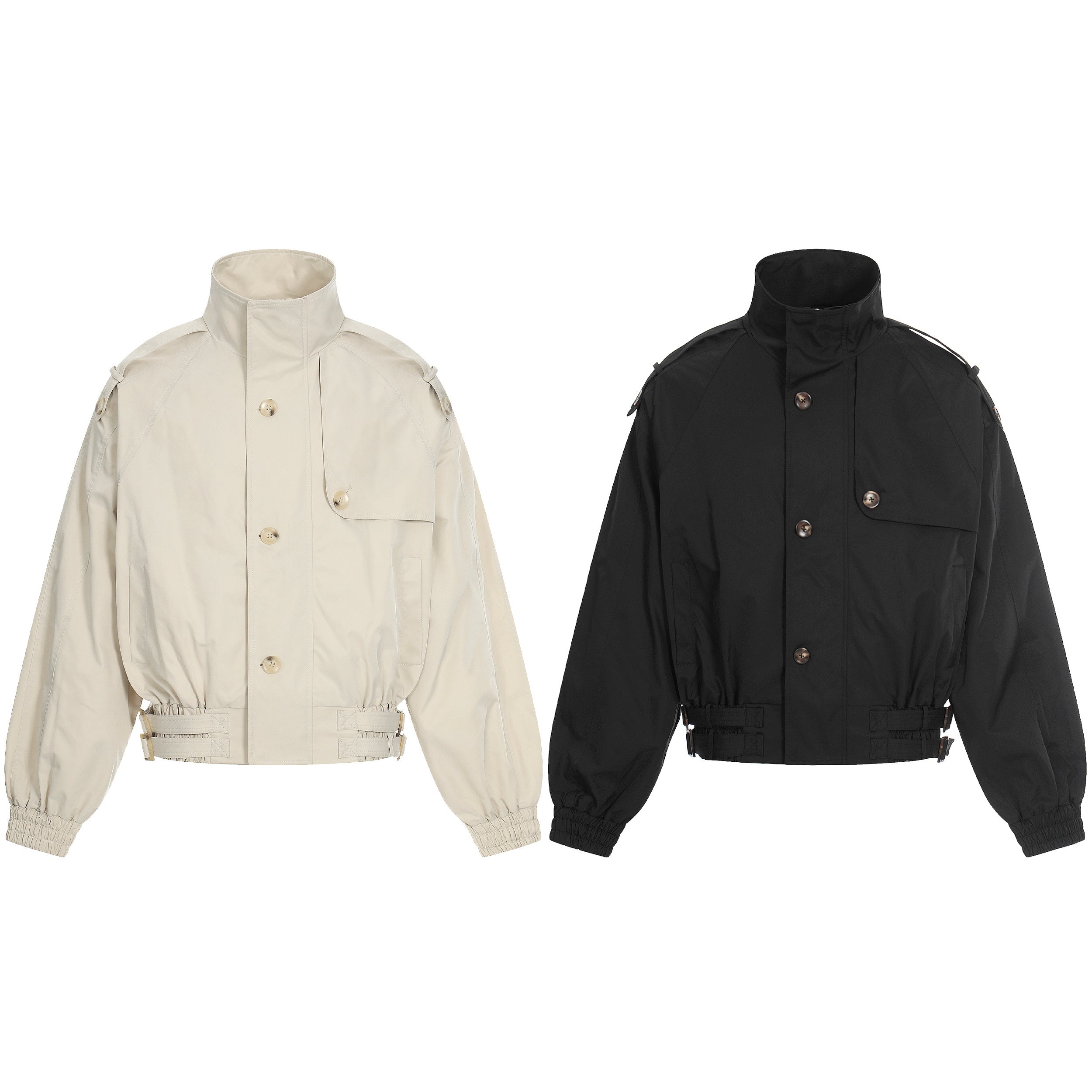 3-6-5.shop Utility Stand Collar Jacket