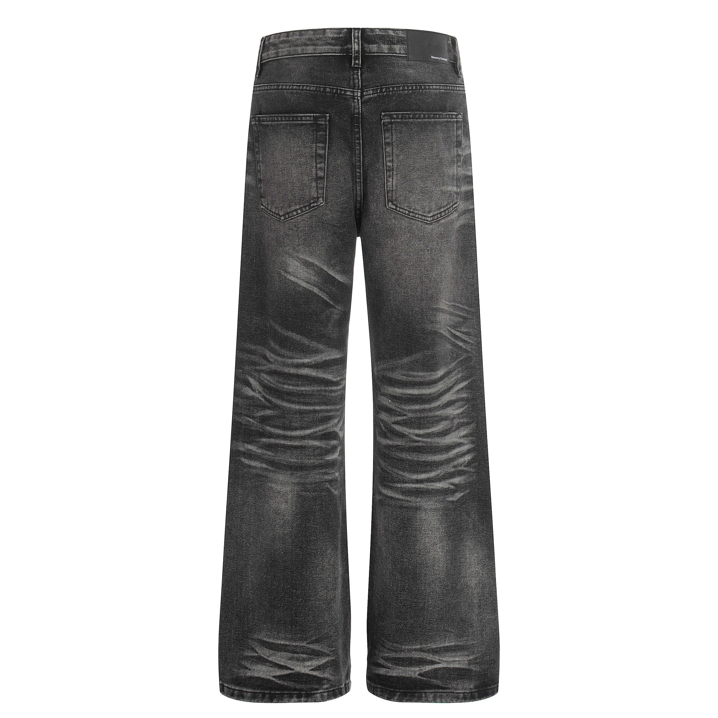 3-6-5.shop Washed Athletic Blend Denim Pants