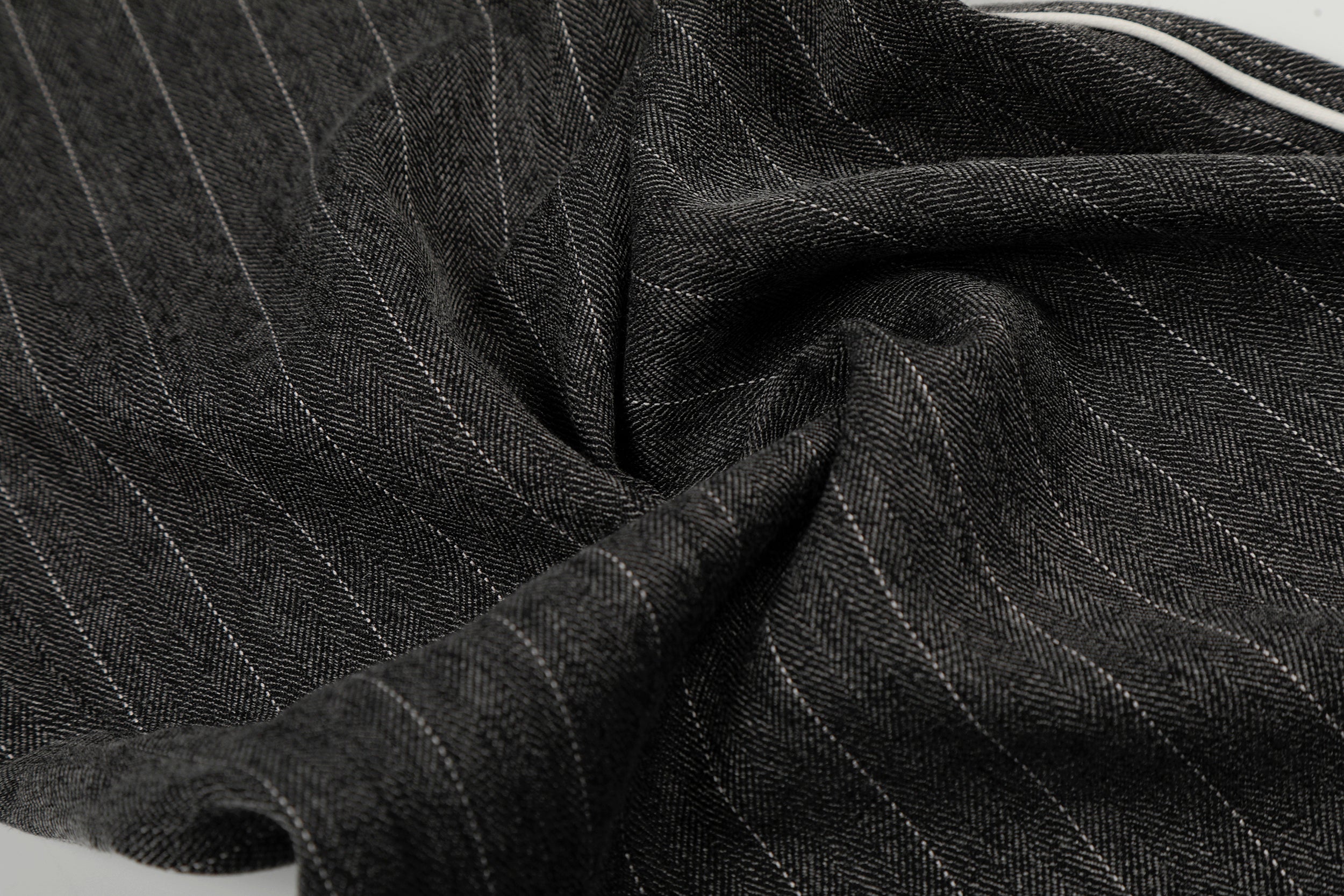 3-6-5.shop Pinstripe Wide-Leg Track Pants