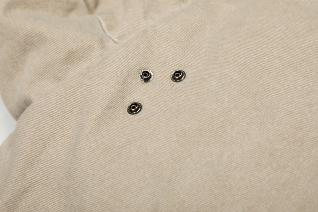 3-6-5.shop Washed Shearling-Lined Denim Hooded Jacket