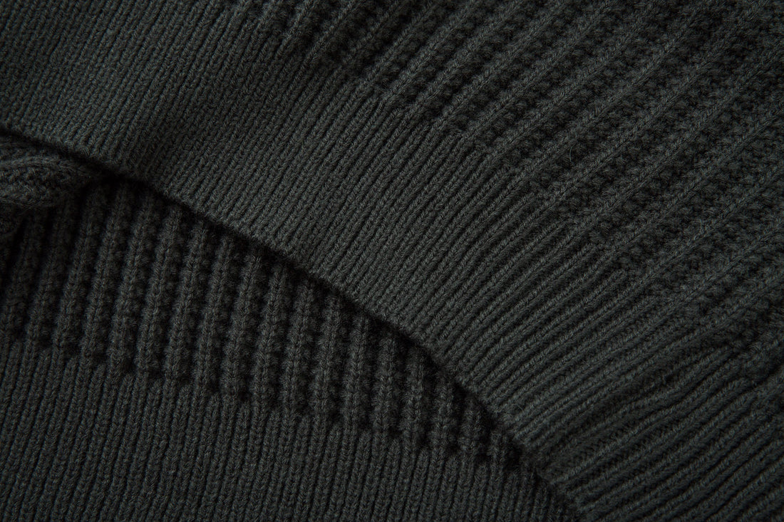 3-6-5.shop Minimalist Half-Zip Knit Sweater