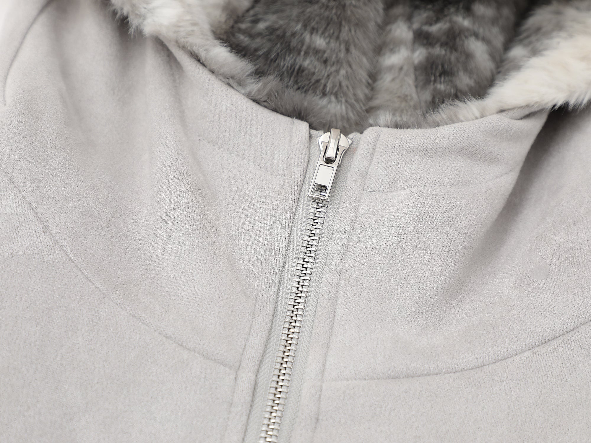 3-6-5.shop Furry-Ear Stretch Hoodie Jacket
