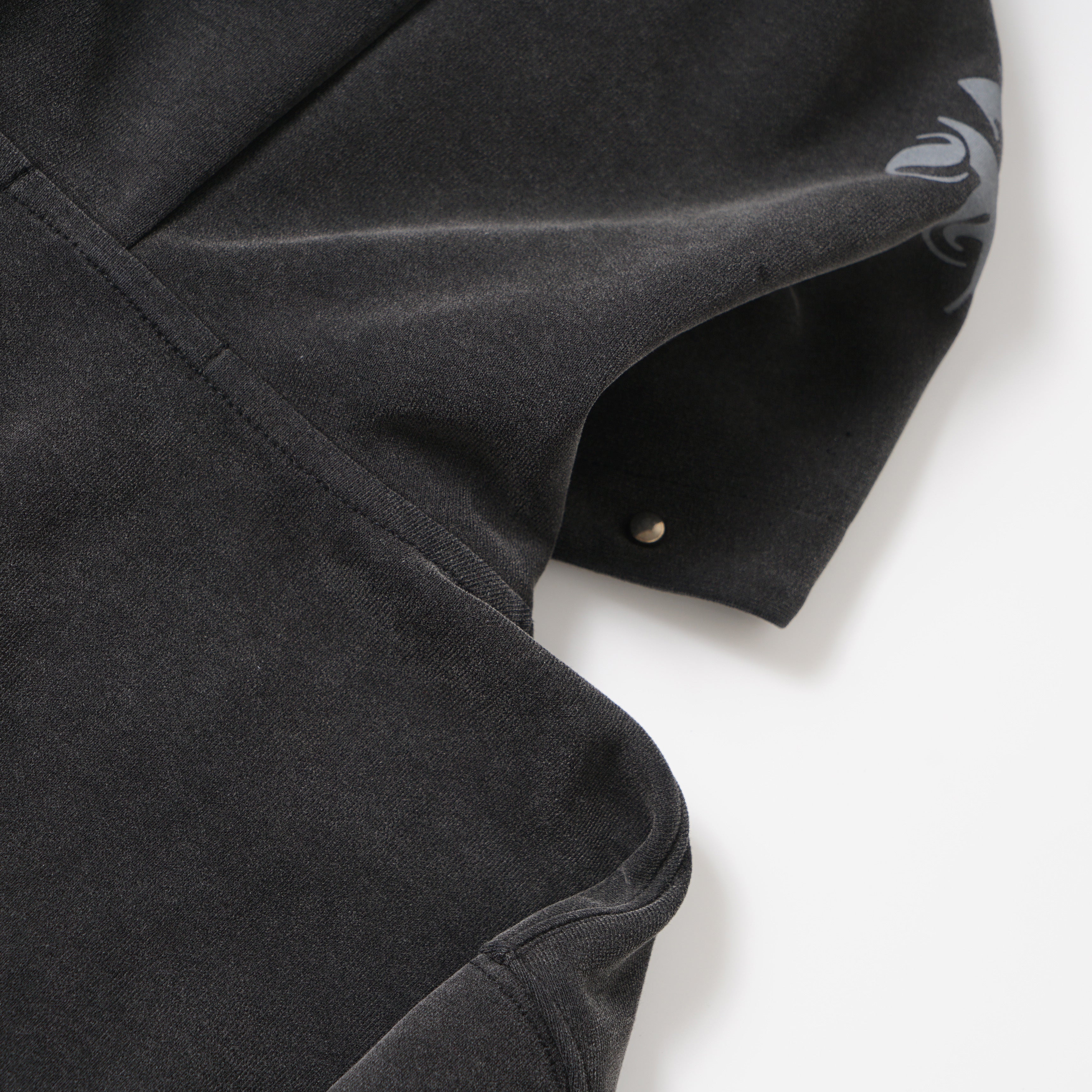 3-6-5.shop Punk Washed Zip Hoodie