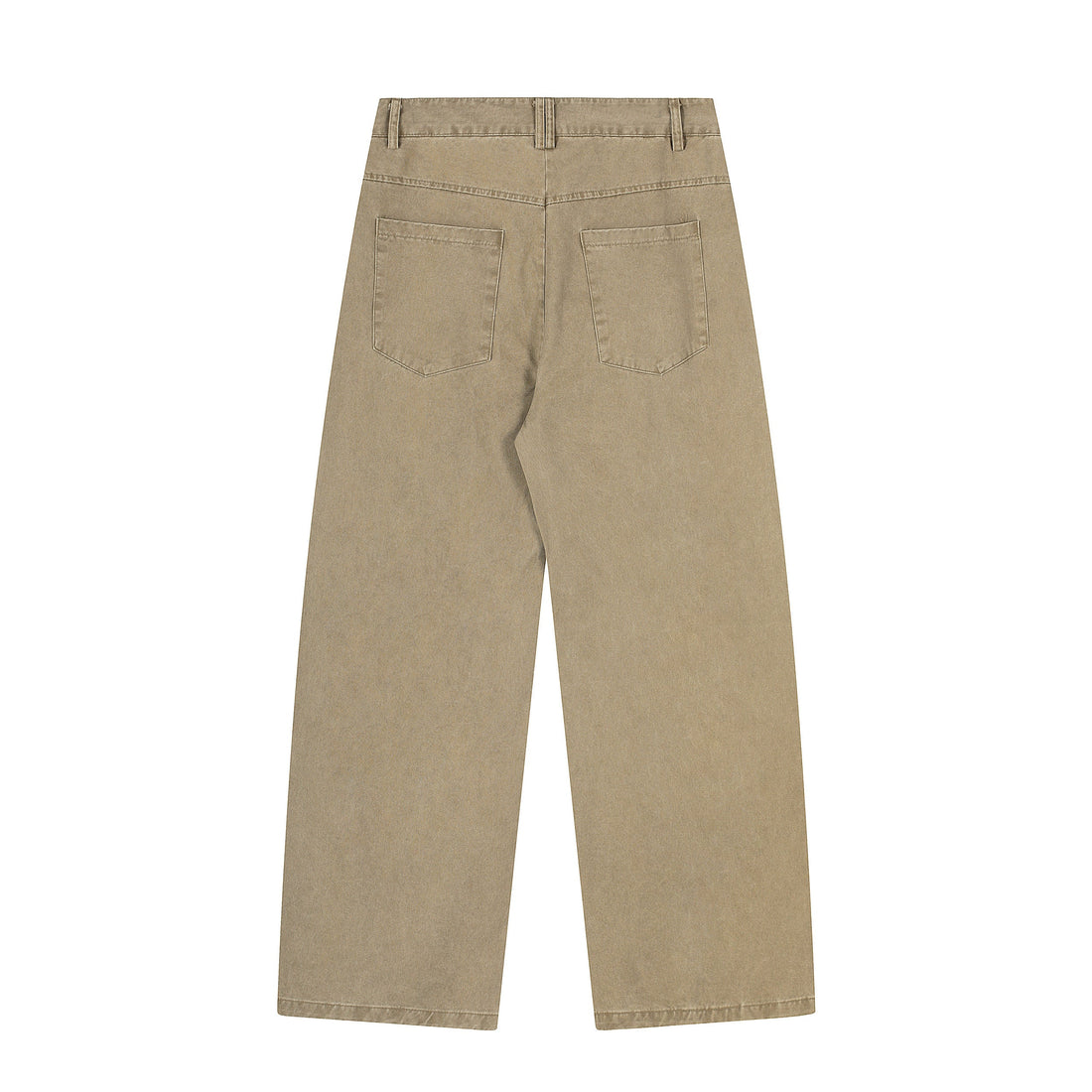 3-6-5.shop Text-Print Vintage Wide-Leg Pants