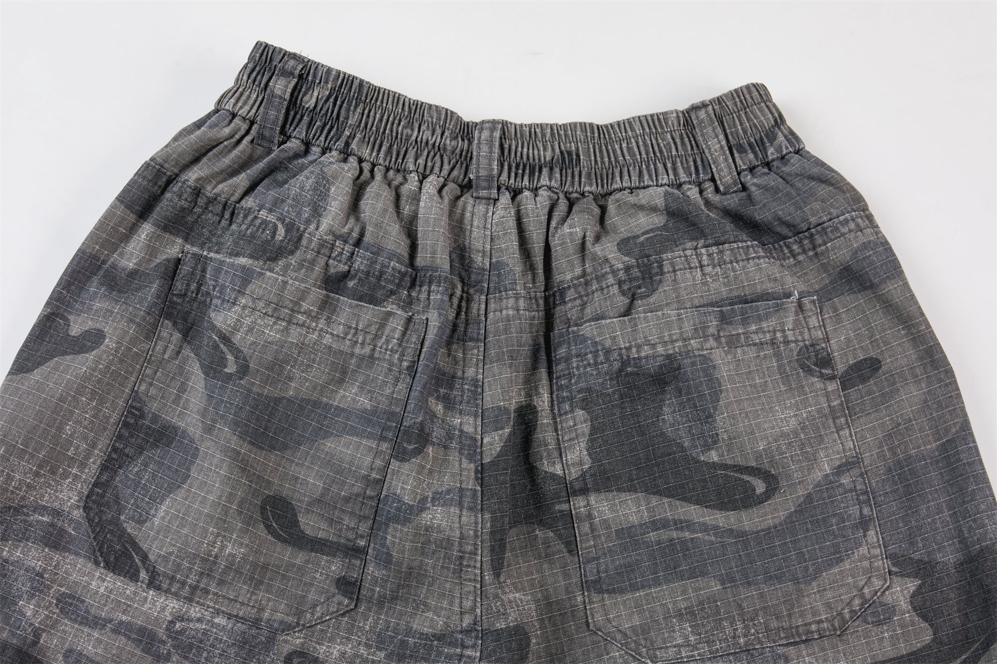 3-6-5.shop Dark Camo Wide-Leg Pants