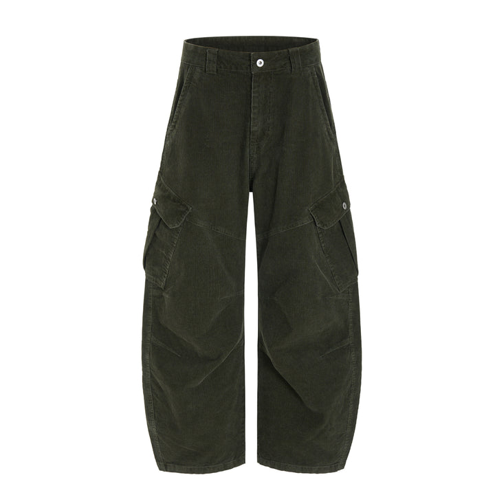 3-6-5.shop Corduroy Utility Wide-Leg Pants