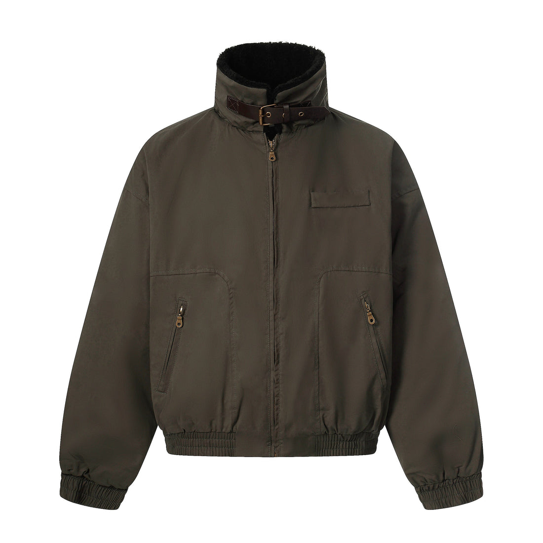 3-6-5.shop Cotton Stand-Collar Bomber Jacket