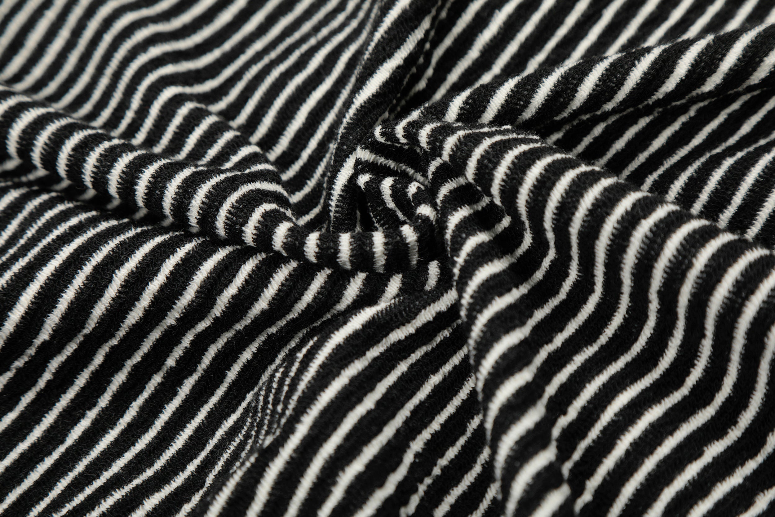 3-6-5.shop Striped Zip Hoodie