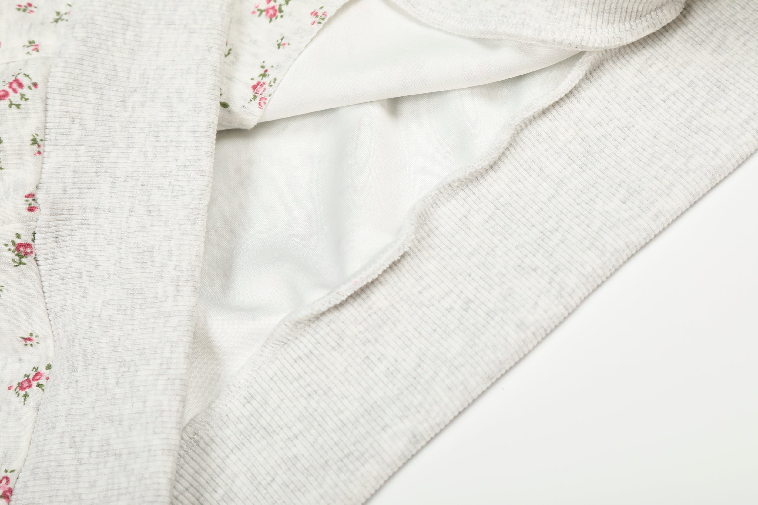 3-6-5.shop Floral Balaclava Zip Hoodie