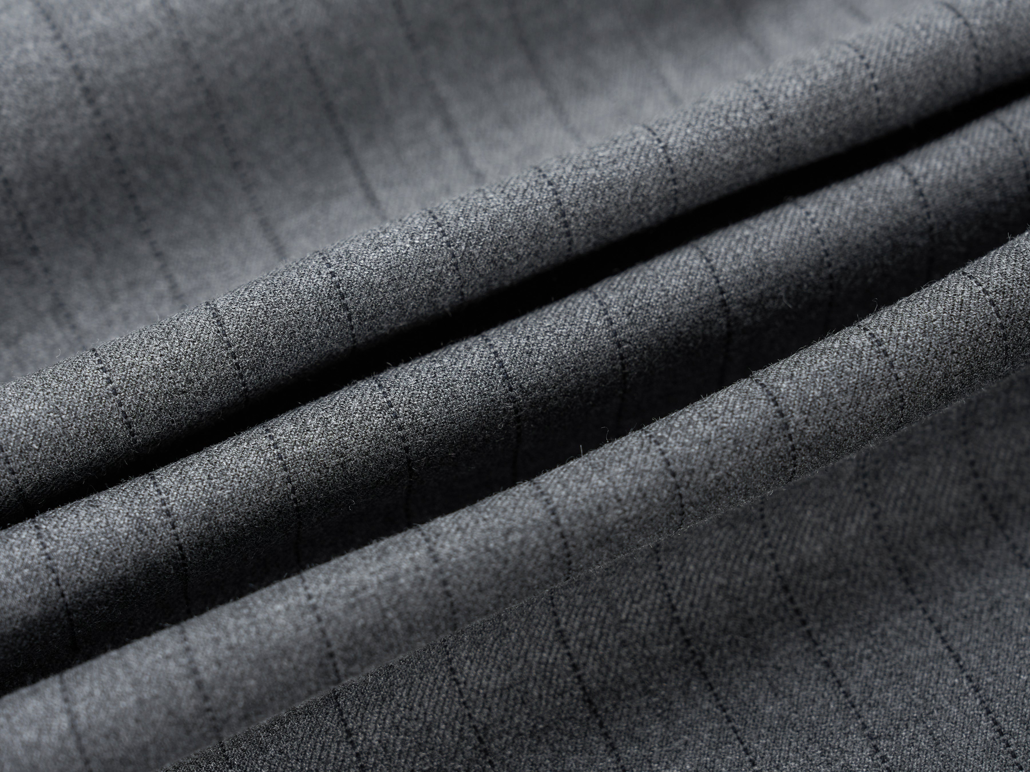 3-6-5.shop Dual-Button Pinstripe Wide-Leg Trousers