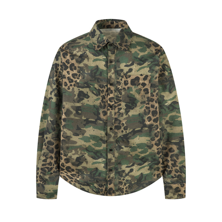 3-6-5.shop Camo-Leopard Hybrid Utility Shirt