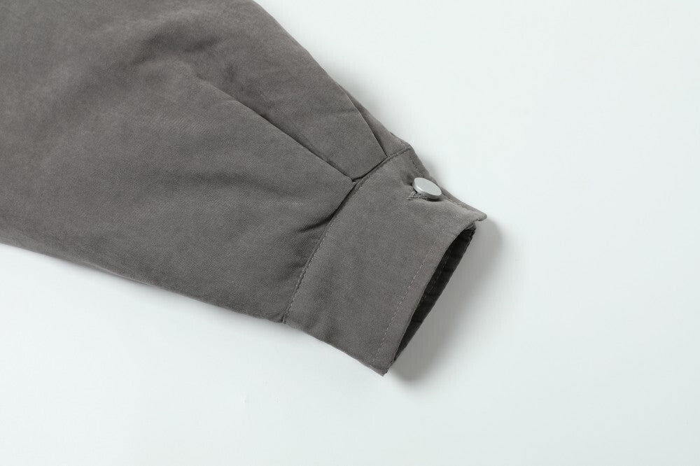 3-6-5.shop Vintage Contrast-Collar Cotton Jacket