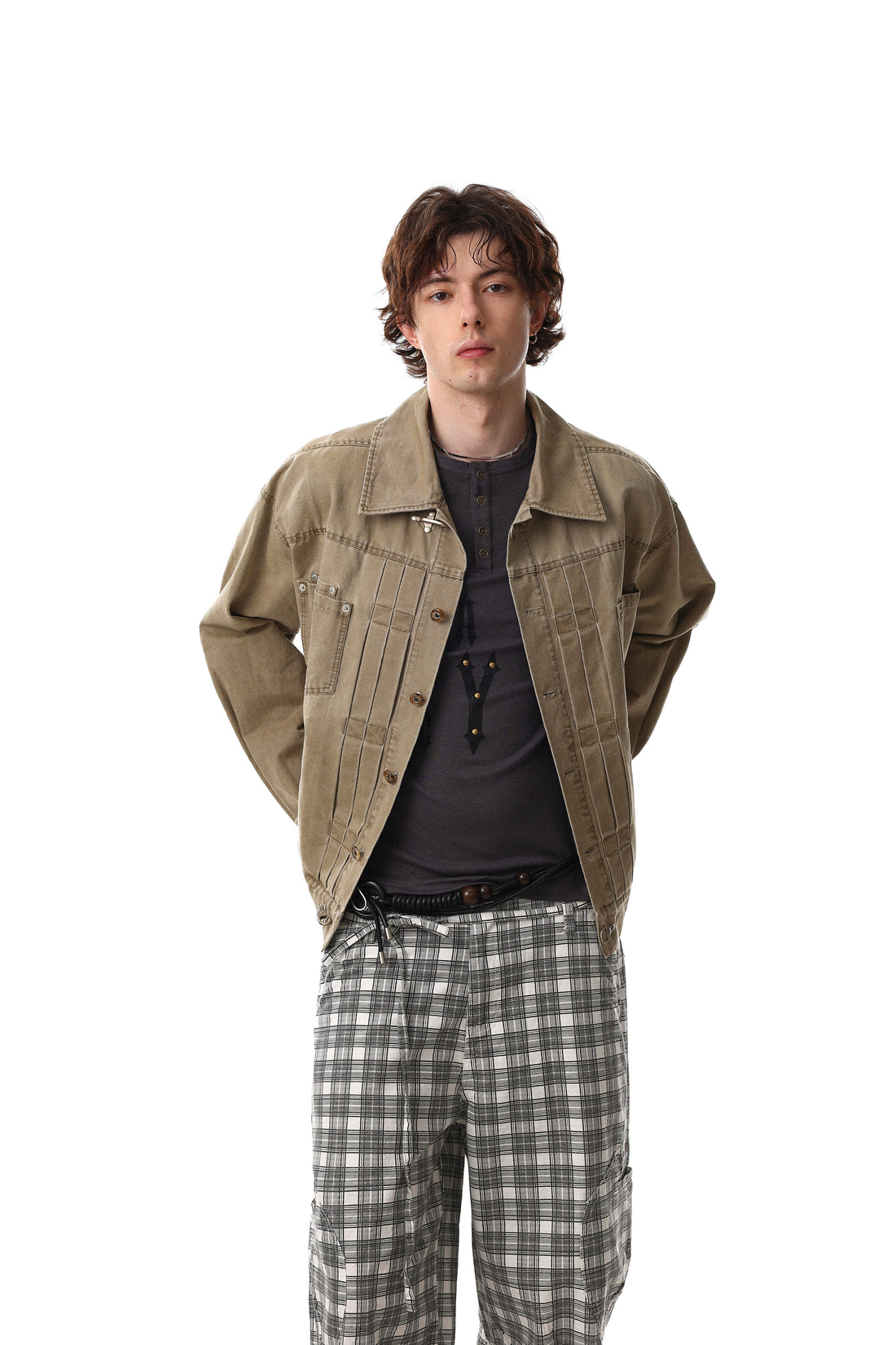 3-6-5.shop Washed Denim Jacket