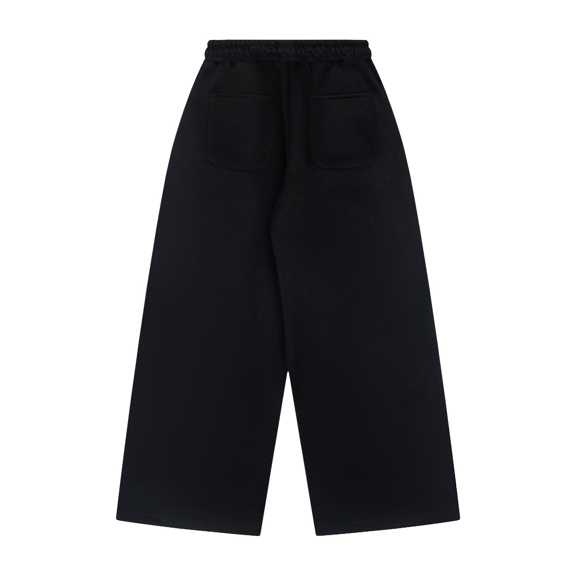 3-6-5.shop Script Logo Wide-Leg Sweatpants