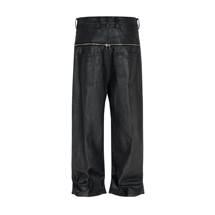 3-6-5.shop Double Waist Denim Pants