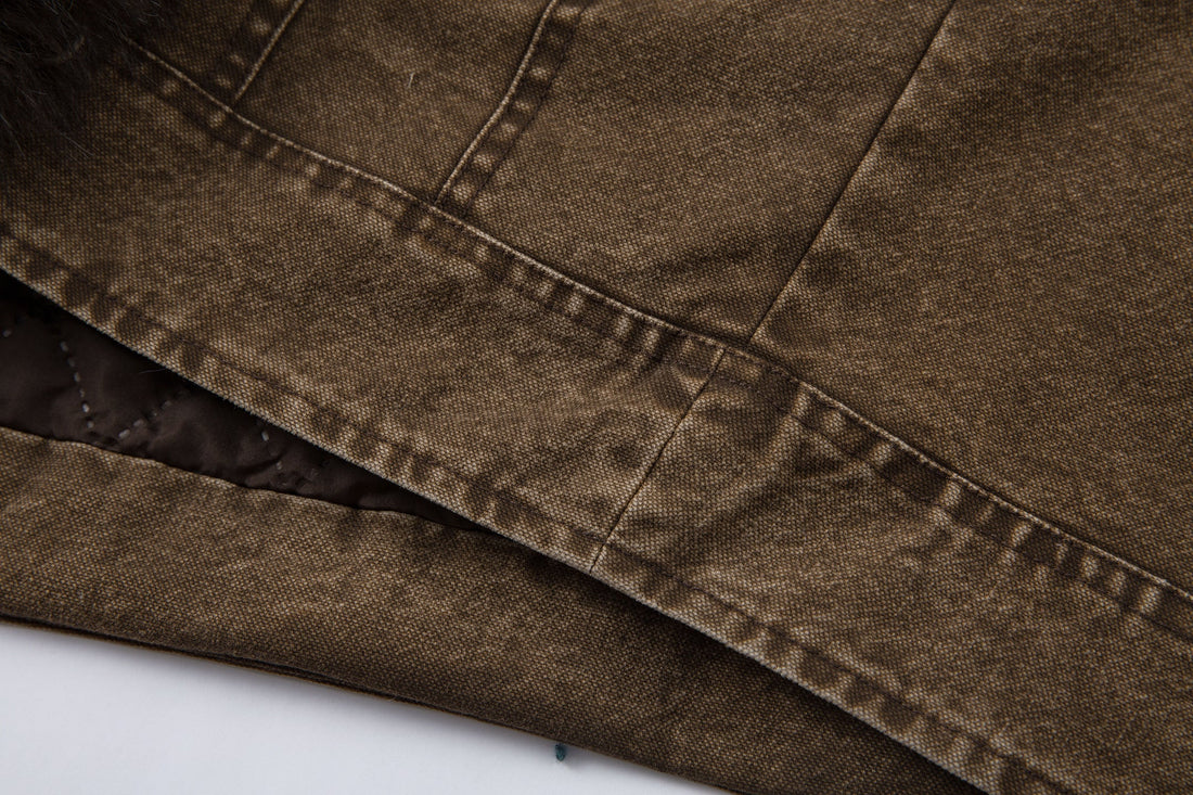 3-6-5.shop Toggle Fur-Lined Jacket