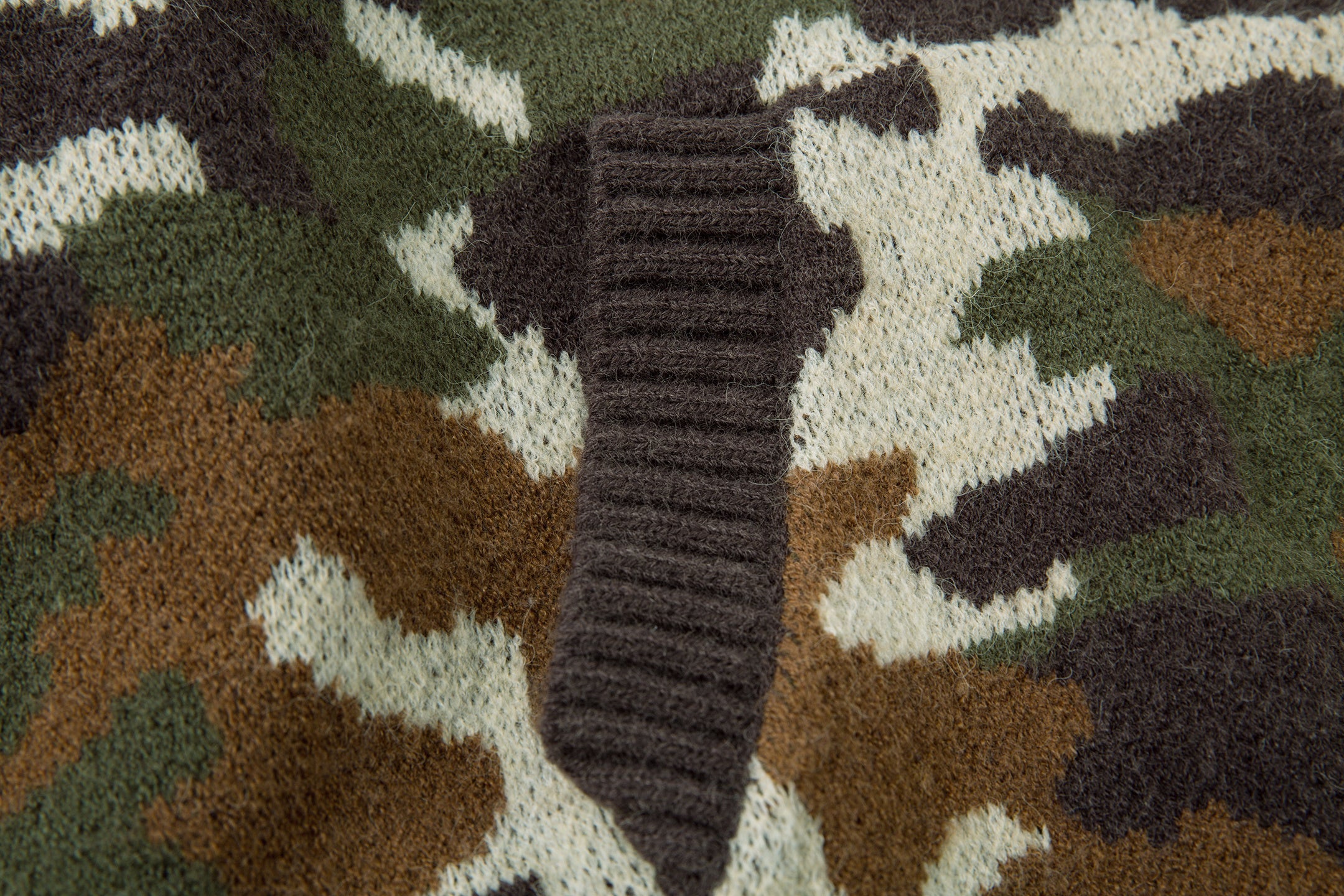 3-6-5.shop “07 Camo Knit Sweater”