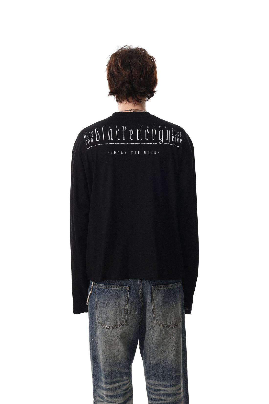 3-6-5.shop Graphic Henley Long Sleeve Tee