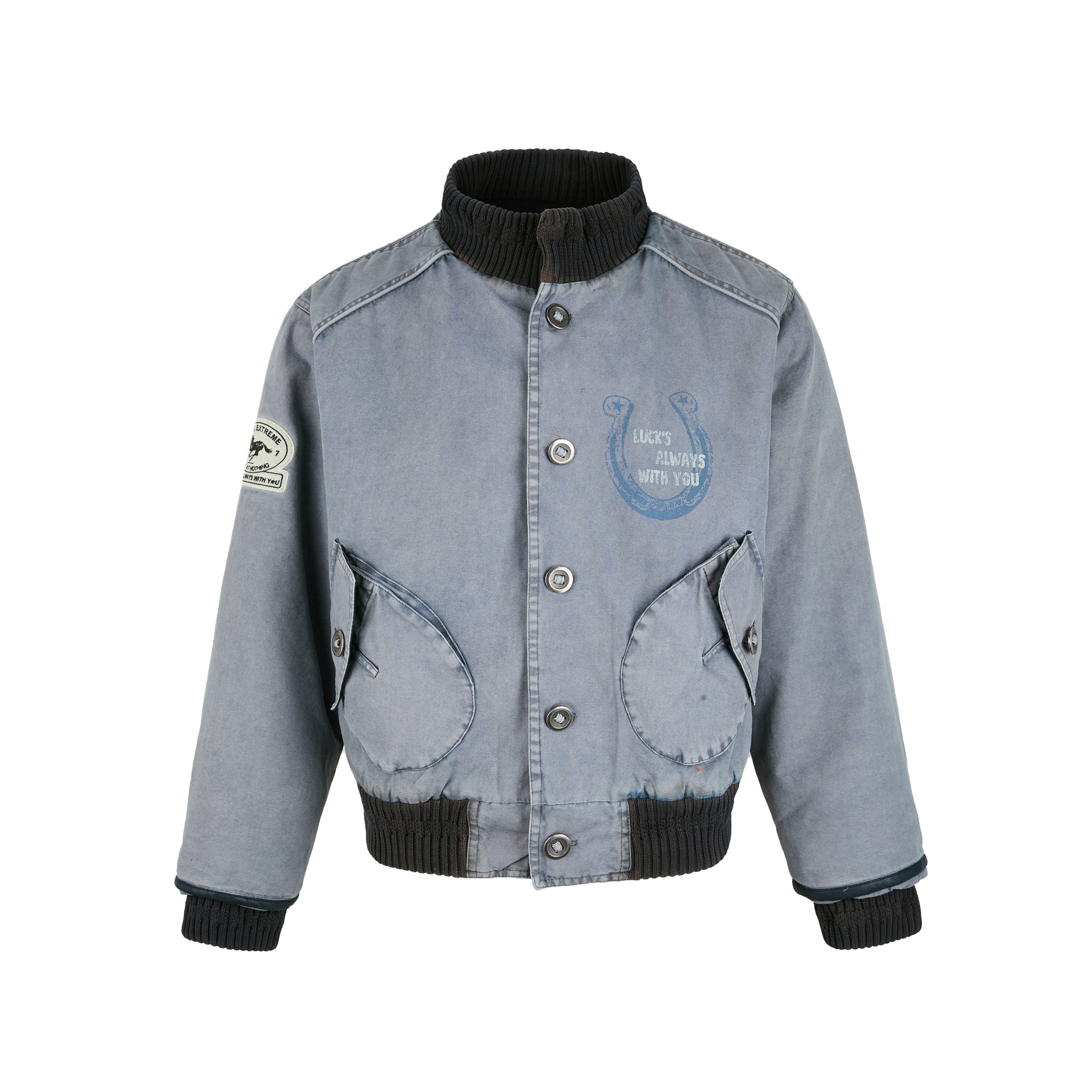 3-6-5.shop Vintage Washed Varsity Jacket