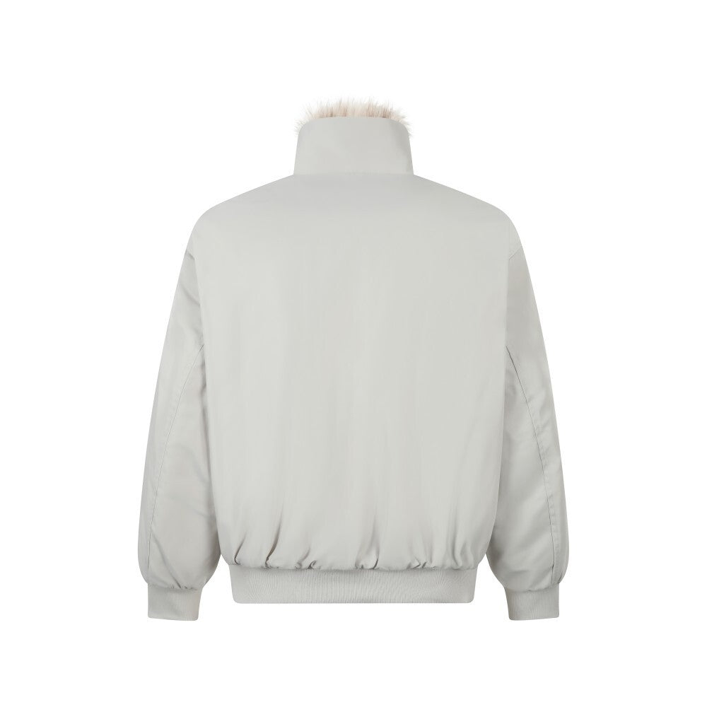 3-6-5.shop Faux Fur Lined Utility Jacket