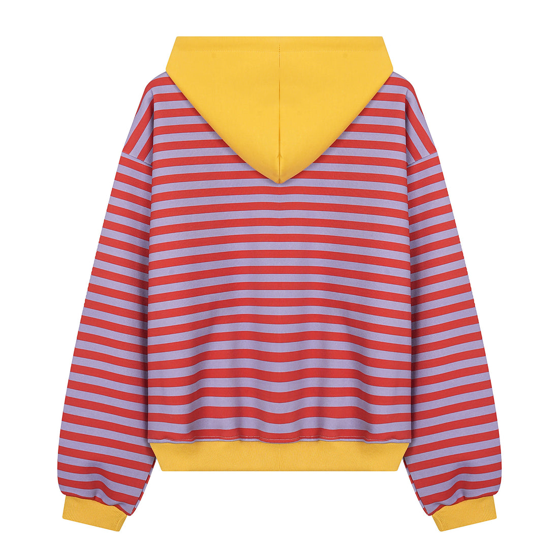 3-6-5.shop Striped Zip-Up Hoodie